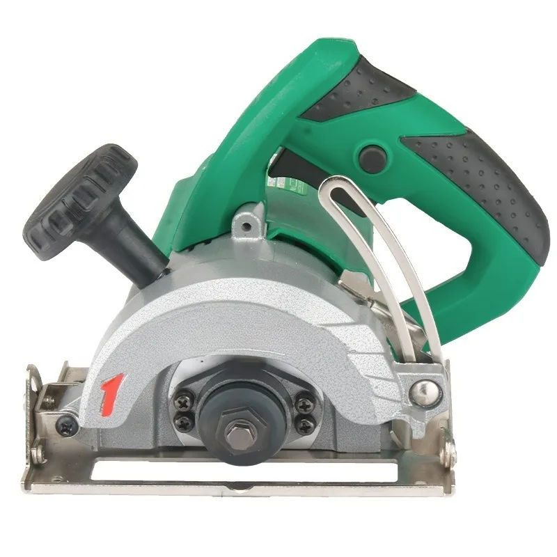 Professional Tile Saw 125mm Electric Marble Cutter With 45 Degree Bevel Cut And Depth Adjustment For Stone Ceramic Grooving