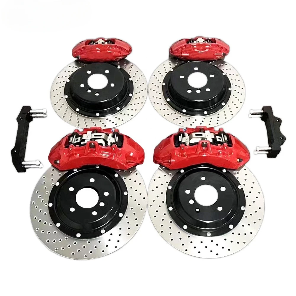 Manufacturer Upgrade Auto Part System Racing Car Brake System Big Brake Kit 6 Piston Front and 4 Piston Rear