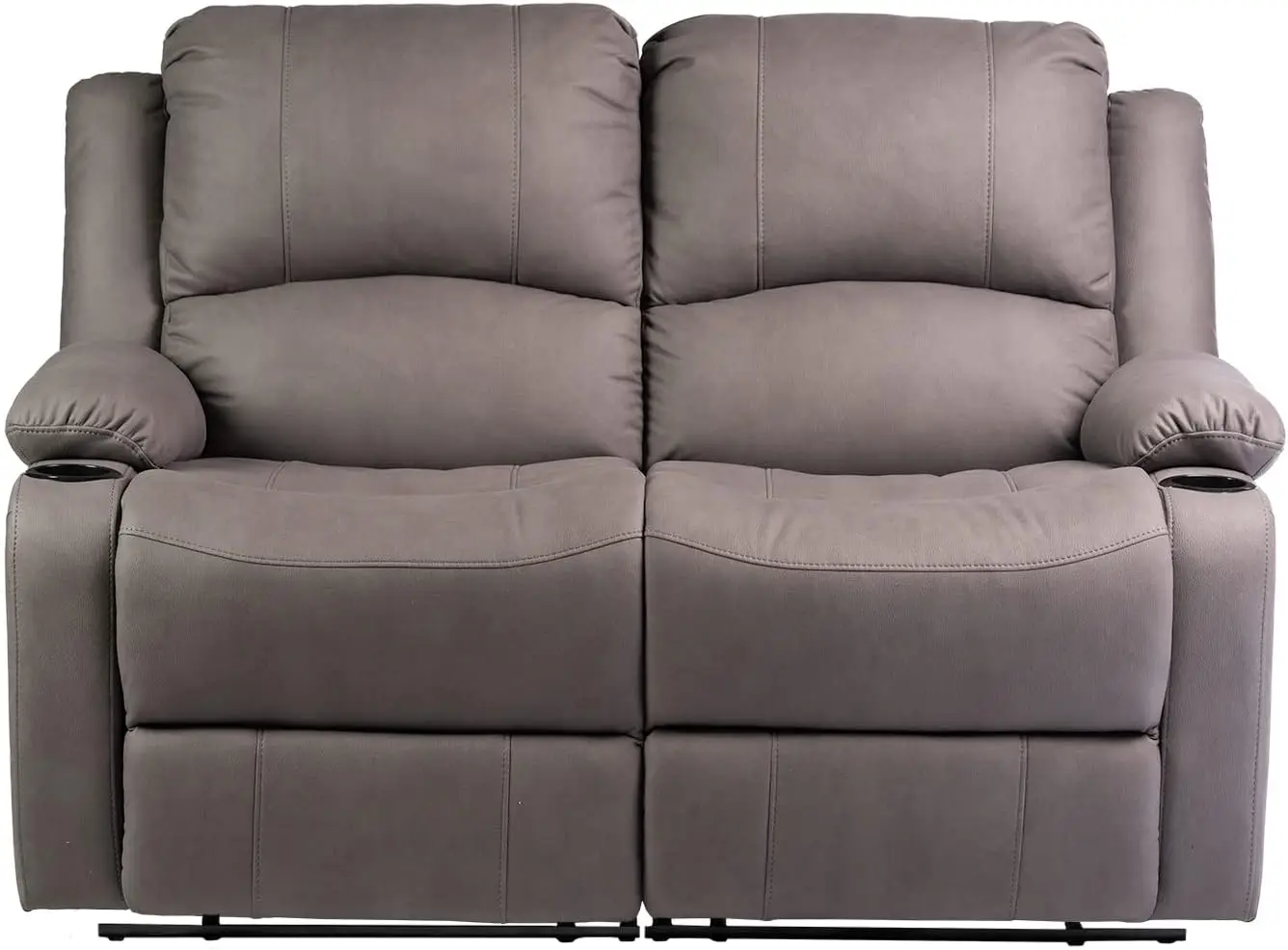 58 "wall Hugger reclinável assentos de teatro RV sofá reclinável duplo CouchWall Hugger assento de teatro reclinável