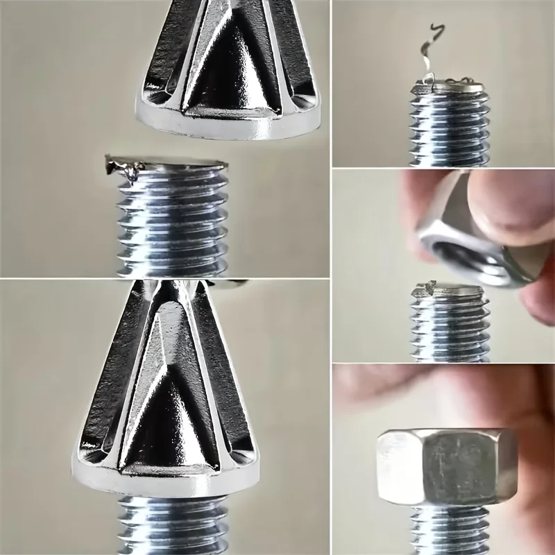 Heavy metal deburring and chamfering tool - drill bit (manual) with hexagonal shank, adjustable chamfering