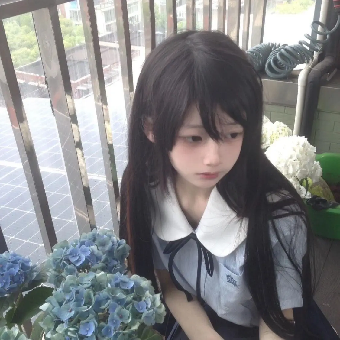 Sweet and Fresh Jk Uniform College Shirt Short Sleeve Striped Top Solid Color Pleated Skirt Short Skirt Japanese Suit Summer