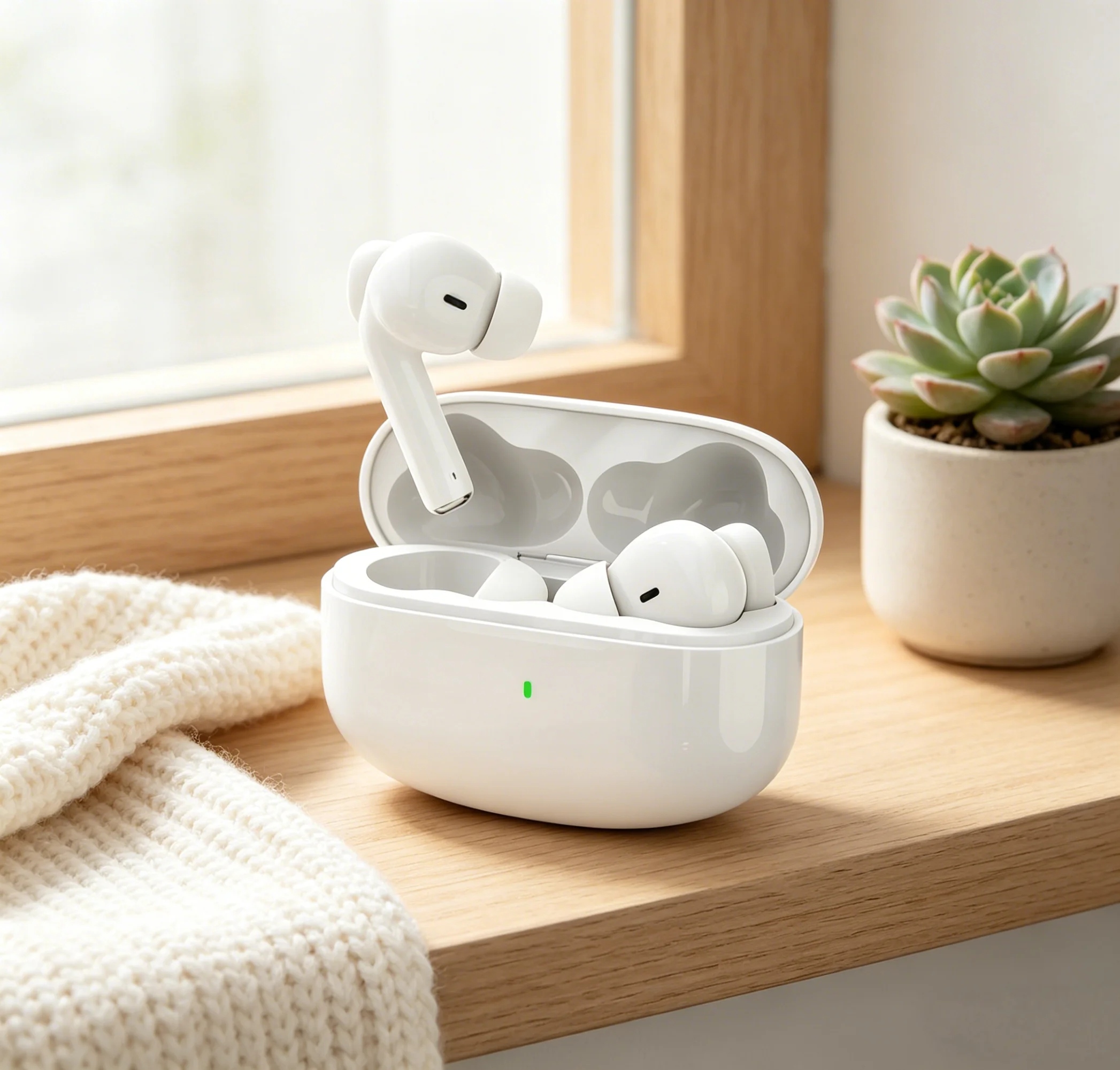 New Bluetooth Earphones TWS Touch Control HiFi Wireless Headphone Mic Noise Reduction Earbuds Waterproof Game Motion — product photo 1 of 1