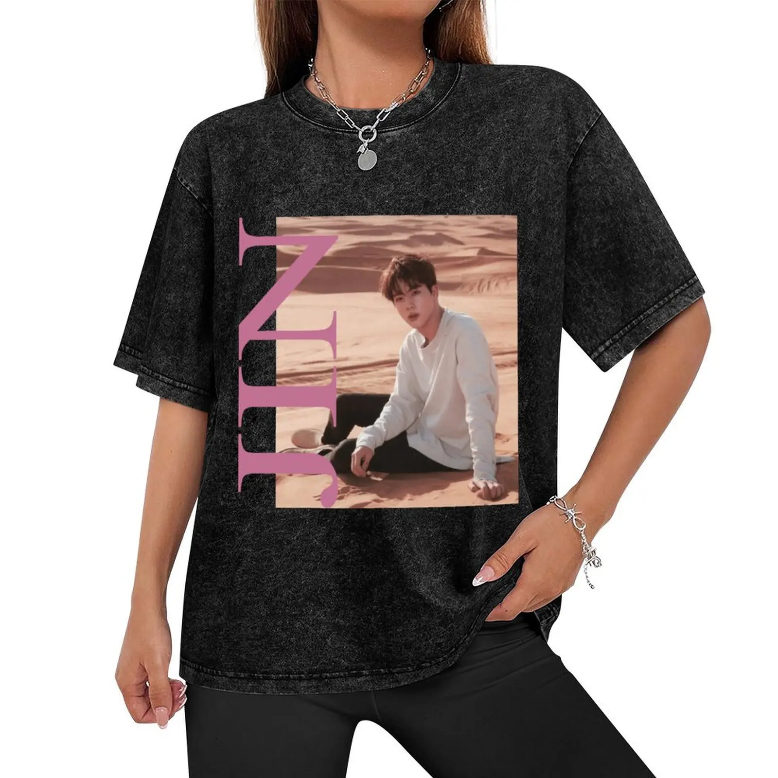 جين - كيم سيوكجين تي شيرت ملابس لطيفة قمصان مخصصة ملابس للرجال #2