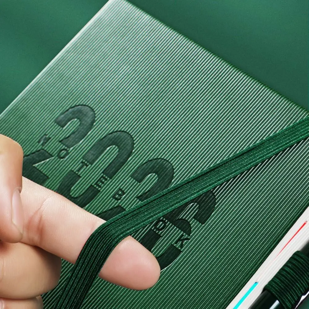 Inglês 2026 agenda planejador bloco de notas 12 meses marcador 365 dias eficiência caderno resistente ao desgaste papel grosso