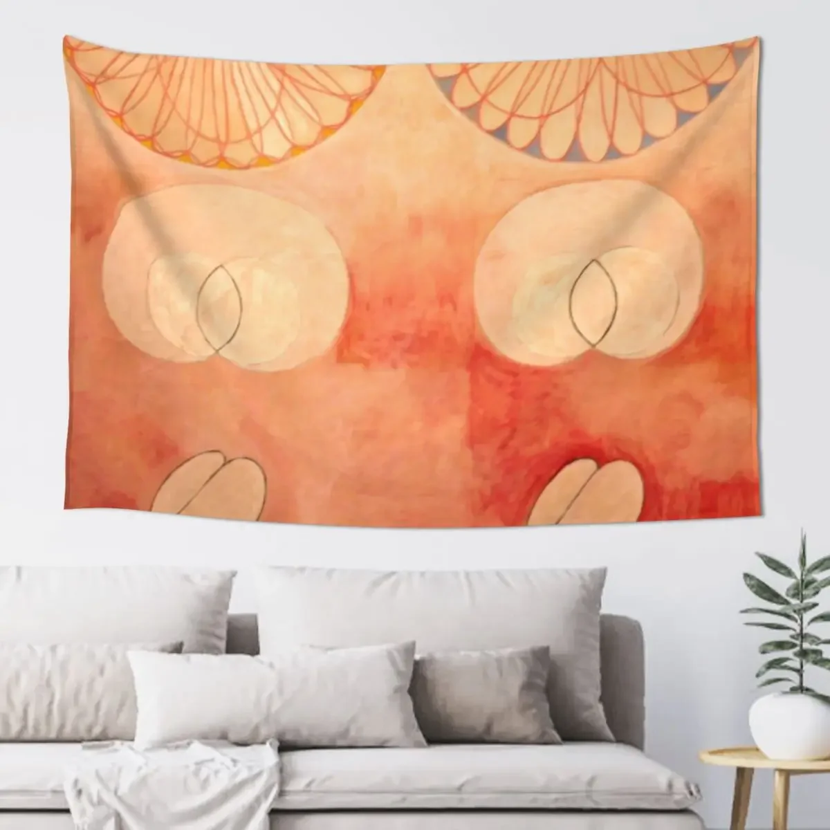 Hilma af Klint The Ten Largest, No. 09, Old Age, Group IV Tapestry Wall Decoration Wall Art Room Decorations Tapestry