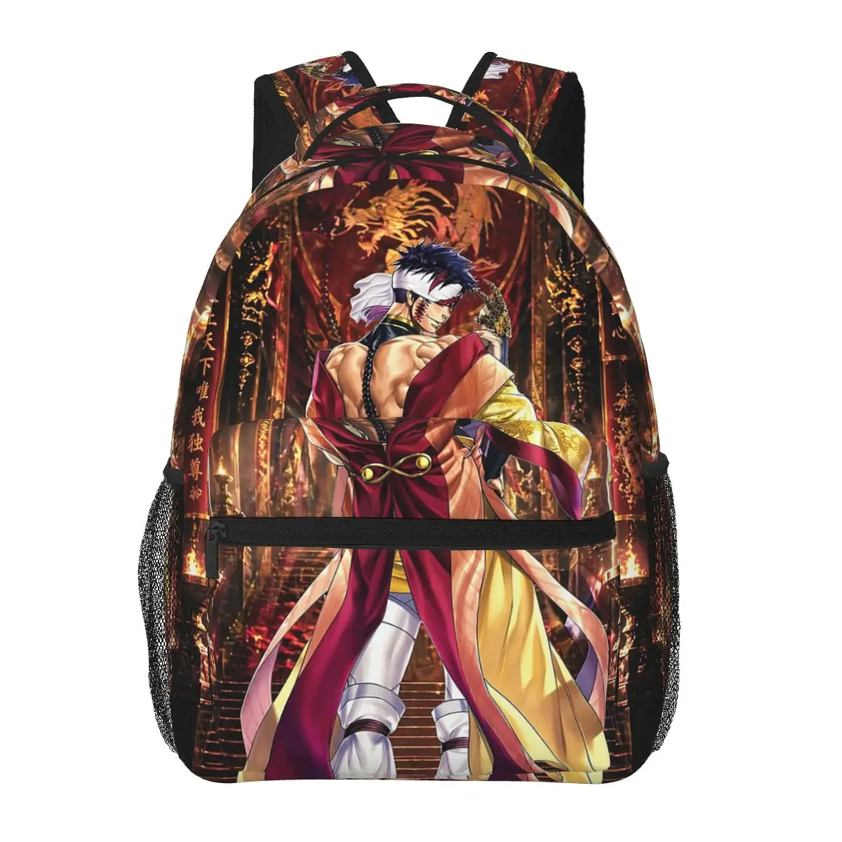 Record Of Ragnarok Anime Qin Shi Huang Printed Backpacks Boys Girls Bookbag Students School Bags Cartoon Rucksack Shoulder Bag