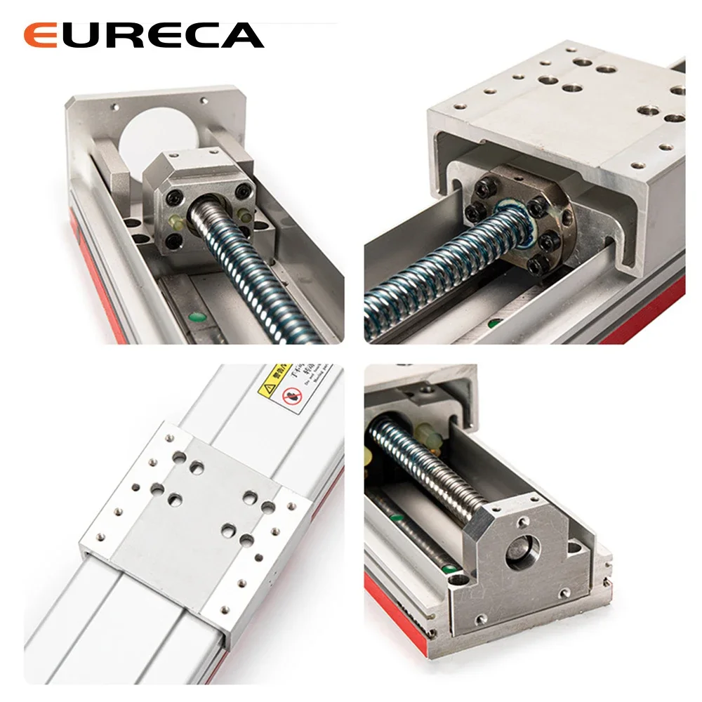 Fully Enclosed Linear Actuator Guide Cross-linear Double Guide Rail Electric Slide Hand-operated Stepper Servo Screw Module