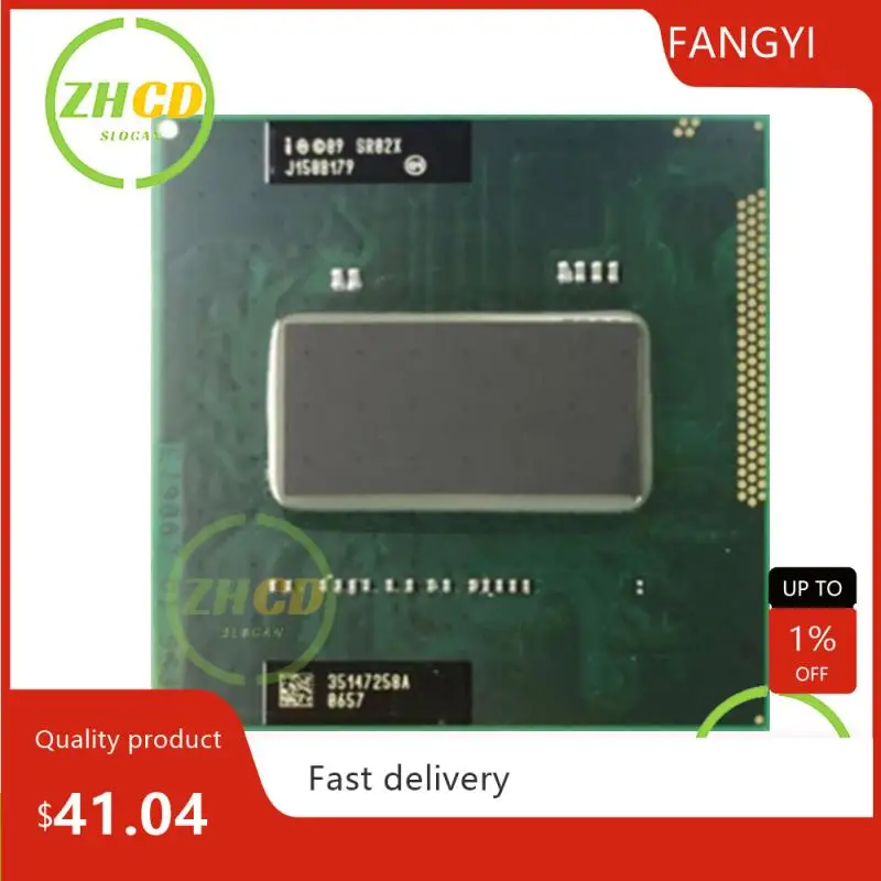 Intel Core For I7-2860QM SR02X Processor i7 2860QM Laptop CPU Slot G2 rPGA988B is suitable for HM65 75 76 77 chipset