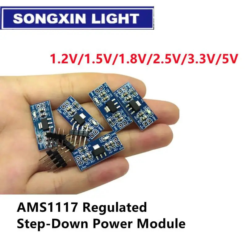 1 шт., модуль питания AMS1117 1,2 в 1,5 в 1,8 в 2,5 в 5 В