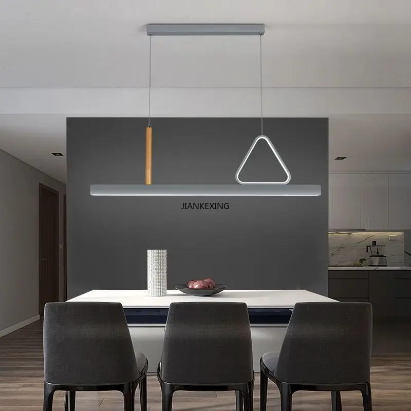 2023 Minimalistische Ledkroonluchter Met Afstandsbediening Voor Tafel Eetkamer Keuken Bar Kroonluchter Huis Decor Verlichtingsarmatuur