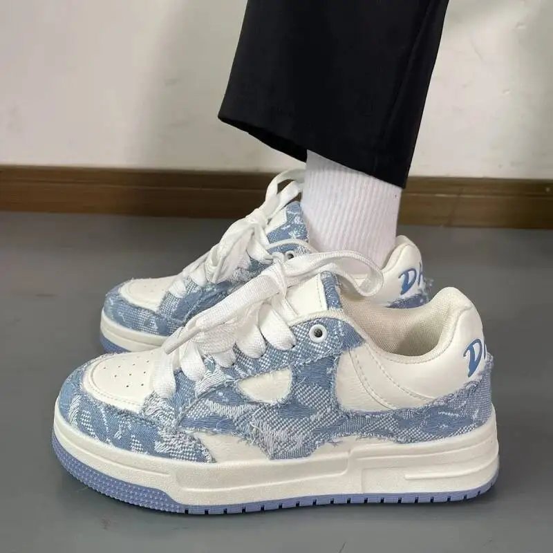 

Новая мода Ретро Уличная женская и мужская теннисная винтажная обувь Y2K в стиле панк в стиле хип-хоп для скейтборда Пара уличной спортивной обуви Кроссовки женские