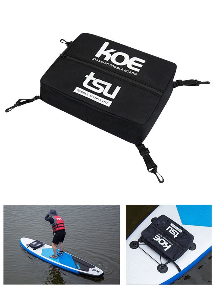 Portable Cooler Storage Bag Sealed Zipper Stand Up Paddle Board Storage Bag Lightweight with Fixing Buckle Kayak Accessories