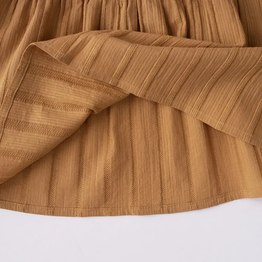 Pakaian Musim Panas untuk Anak Perempuan Usia 3-7 Tahun, Atasan Tanpa Lengan dengan Tali + Celana Kaki Lebar, Set 2 Pcs, Pakaian Kasual Anak Warna Solid