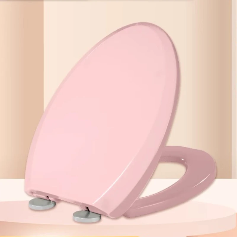 UV Sanitizing Toilet Seat, Urea Resin Thickened Cover, Universal Soft-Close Riser, QuickLock Multi-Color Replacement Lid