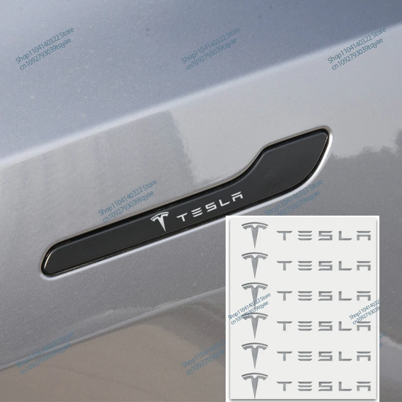 3D Metal Car Interior Dekoration Stickers Badges Auto Styling For Tesla Model 3 Model X S 2016-2020 Decals TM3 Decal Accessories