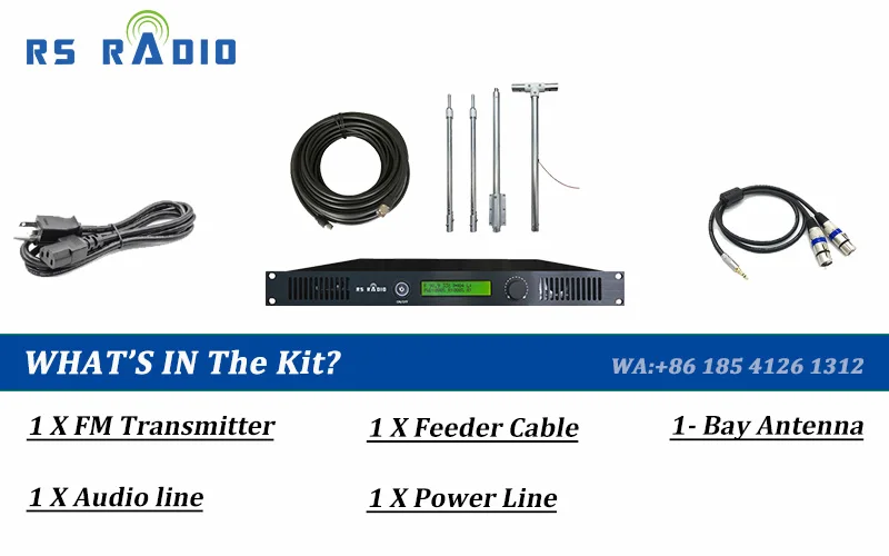 RS Radio 150 Watt 150 W FM-uitzendzenderkit