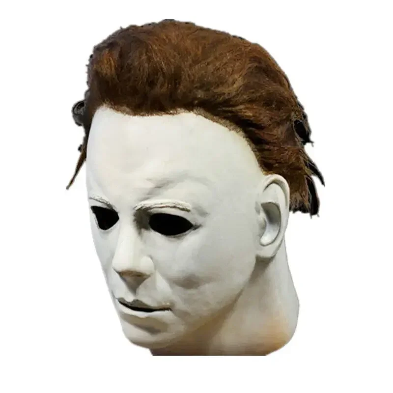 Cosplay Michael Myers Party Masks for Latex Full Head Scary Horror Murderer for Adult Halloween stage performance  April Fools