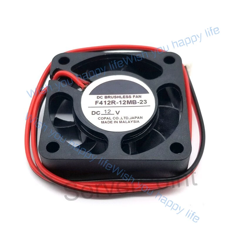 L... Original Authentic for 4012 F412R-12MB-23 DC12V Ball Cooling Fan 40 * 40 * 12MM