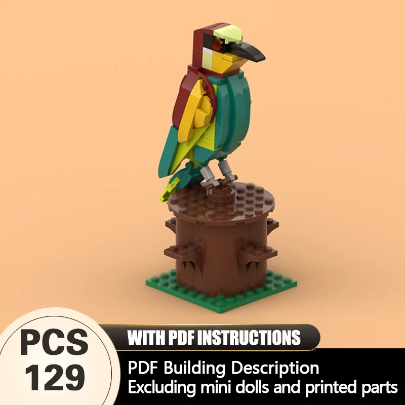 

Creators Animal Series Model MOC Building Bricks Bee-Eater Modular Technology Gifts Holiday Assemble Children Toys Suit