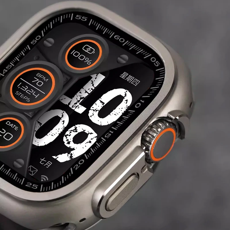 チタンメタルケース Apple Watch Ultra 3 11 10 9 8 7 6 SE用 46mm