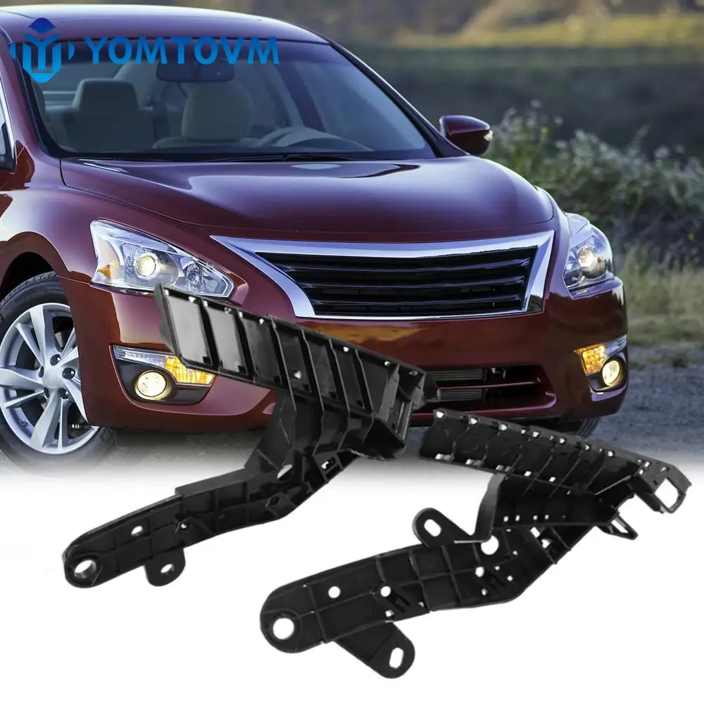 1Pair Left+Right Front Bumper Brackets Retainer For Nissan Altima 2013 2014 2015 62059-3TA0A 62058-3TA0A 620593TA0A 620583TA0A