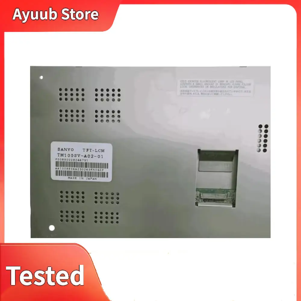 Original A+ Grade 10-inch 800×600 LCD Display for Industrial Equipment: TM100SV-A02-01, TM100SV-A02, TM100SV.