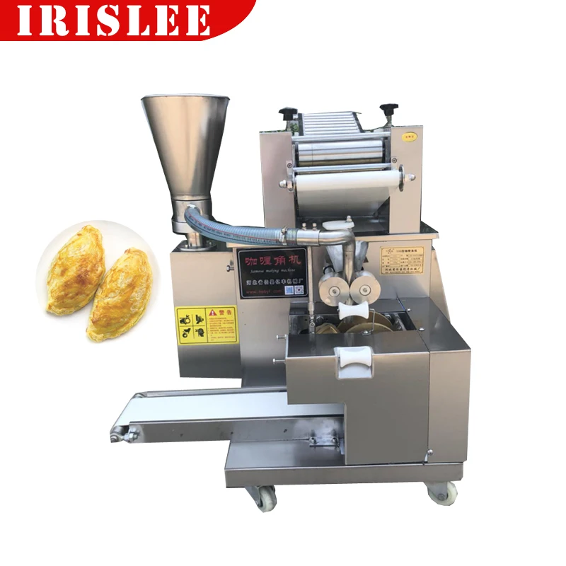 Automatic Samosa Dumpling Empanada Spring Roll Pierogi Pelmeni Maker Machine/Fried Meat Stuffing Curry Puff Making Equipment