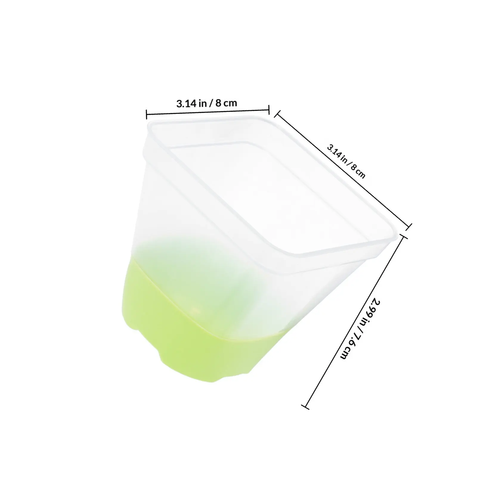 6Pcs Square Transparent Nursery Pot Breathable Design Reusable Seedling Container Silicone Nonslip Base Indoor Outdoor