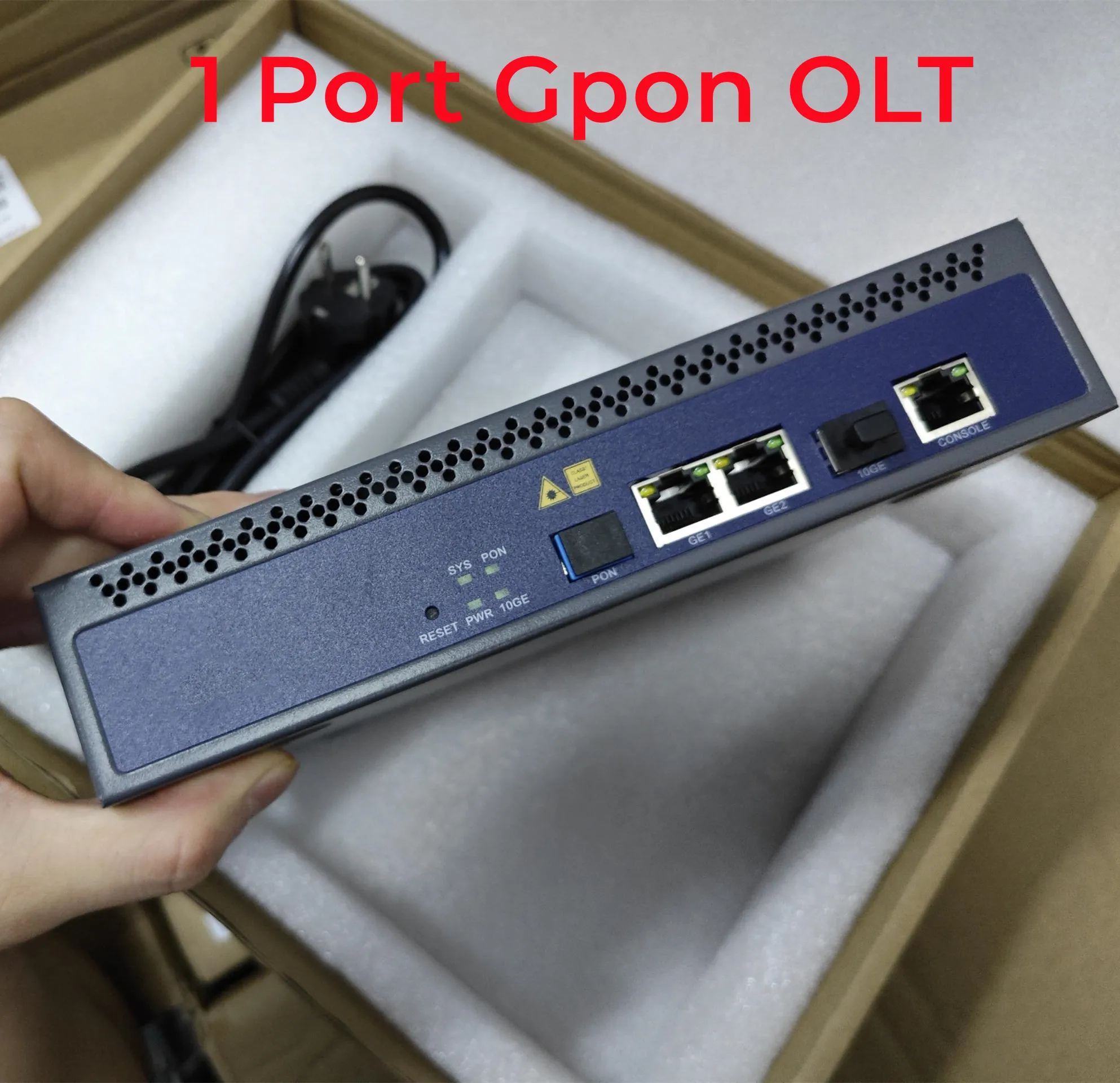 1 Port GPON OLT Mini GPON OLT Telnet CLI WEB manage function  single port gpon olt GPON OLT 1:128 Compatibile GPON ONU