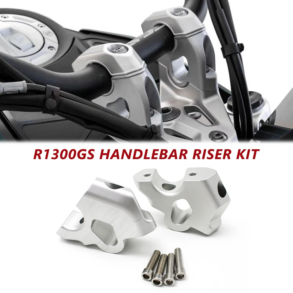 

For BMW R 1300 GS R1300GS ADV adv 2024- Accessories Motorcycle CNC Aluminum Handlebar Riser Heightening Clamp Mount