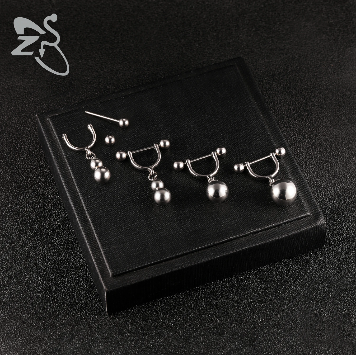 ZS 1 Piece 14G/16G Stainless S - Body Jewelry For Men recension och pris