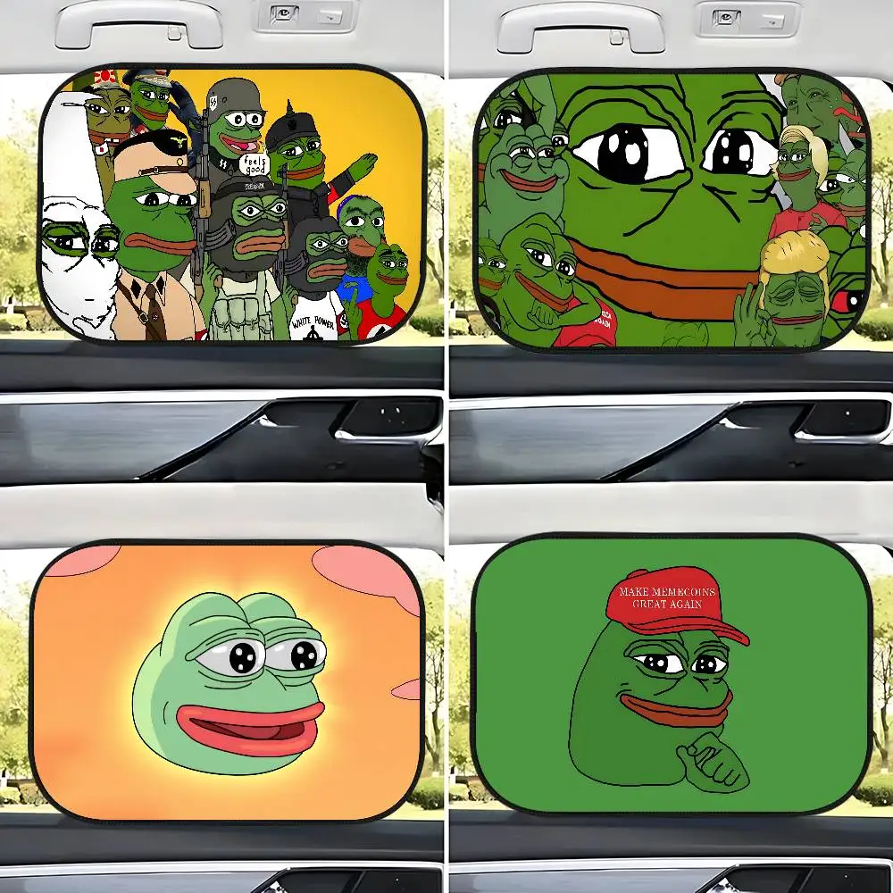 

P-Pepe The F-Frog Car Sunshade Covers Cover Universal Car Curtain Auto Window Sun Shade Protector Accessories