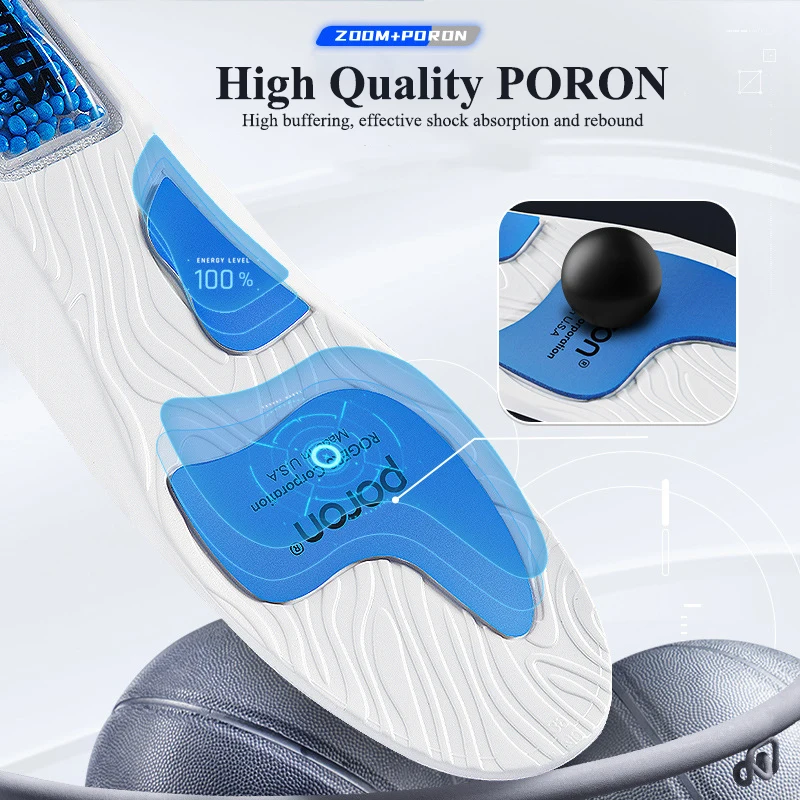 Sport Einlegesohlen Bogen Unterstützung atmungsaktive Deodorant Technologie Stoß dämpfung Schuhe Pad Outdoor Running Zoom Luftkissen Einlegesohle