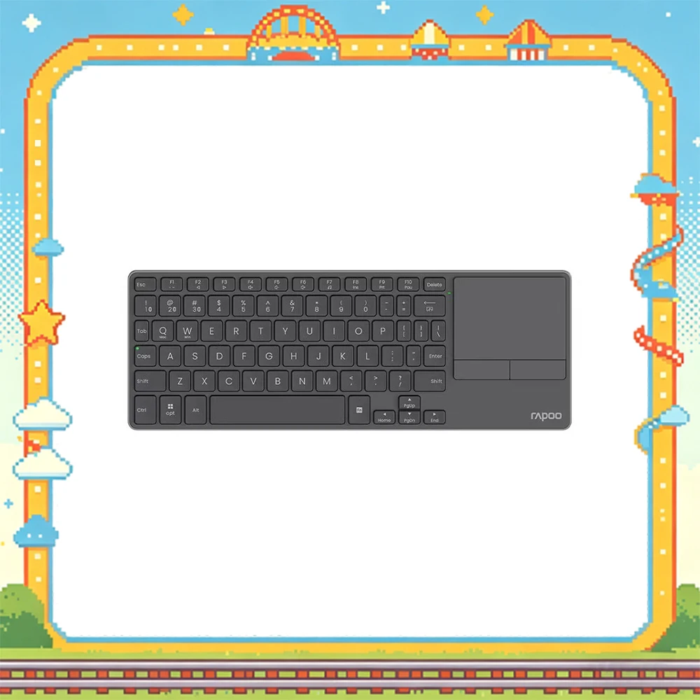 rapoo-e900t-keyboard-three-modes-218g-long-battery-life-low-delay-keyboards-touch-pad-left-and-right-keys-pc-accessories-gifts
