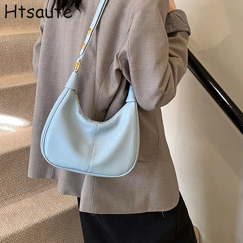 

Underarm Bags Casual Crossbody Bag for Women Solid Color Trending Versatile for Commuting, Travel, Shopping, Mother'S Gift