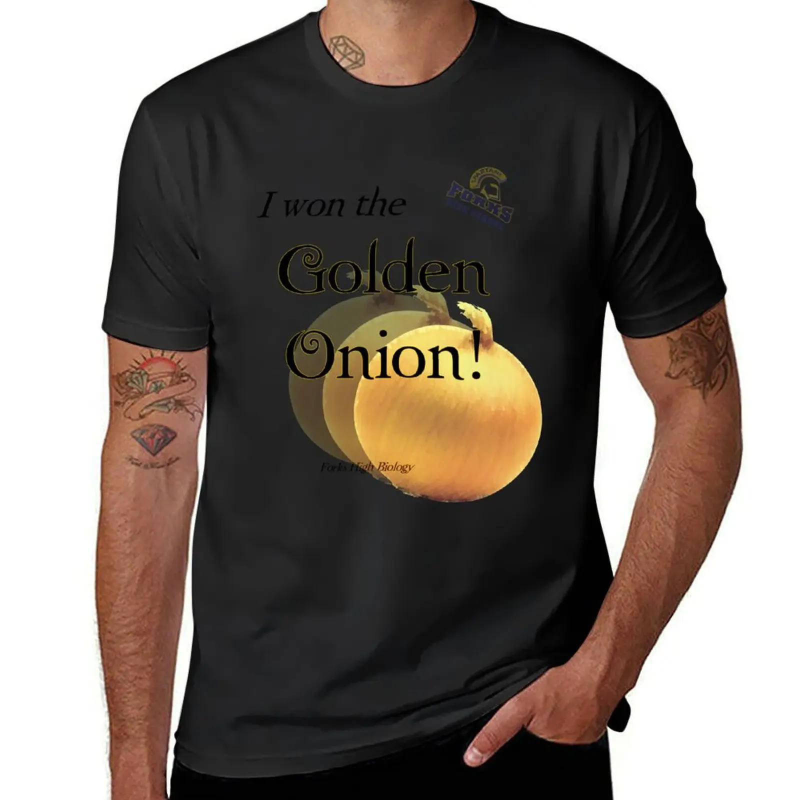 I won the Golden Onion! T-Shirt vintage clothes boys animal print oversized t shirt men