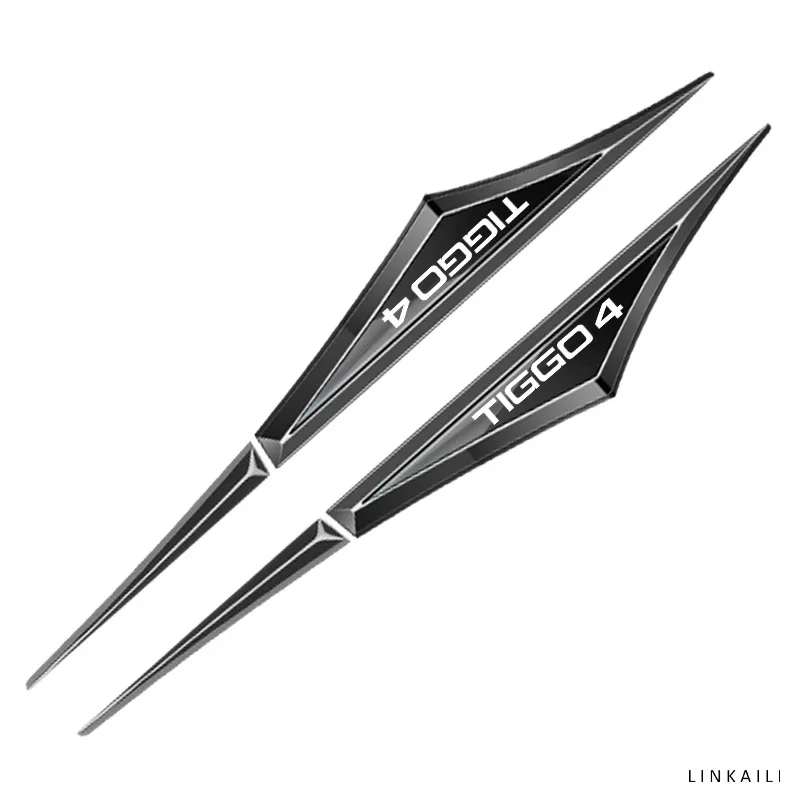 Automobile Sport Metal Wing Fender Emblem Sticker for Chery Tiggo 4 Pro 7 Pro 8 Pro Omoda C5 Jaecoo J7 Outer Decor Parts