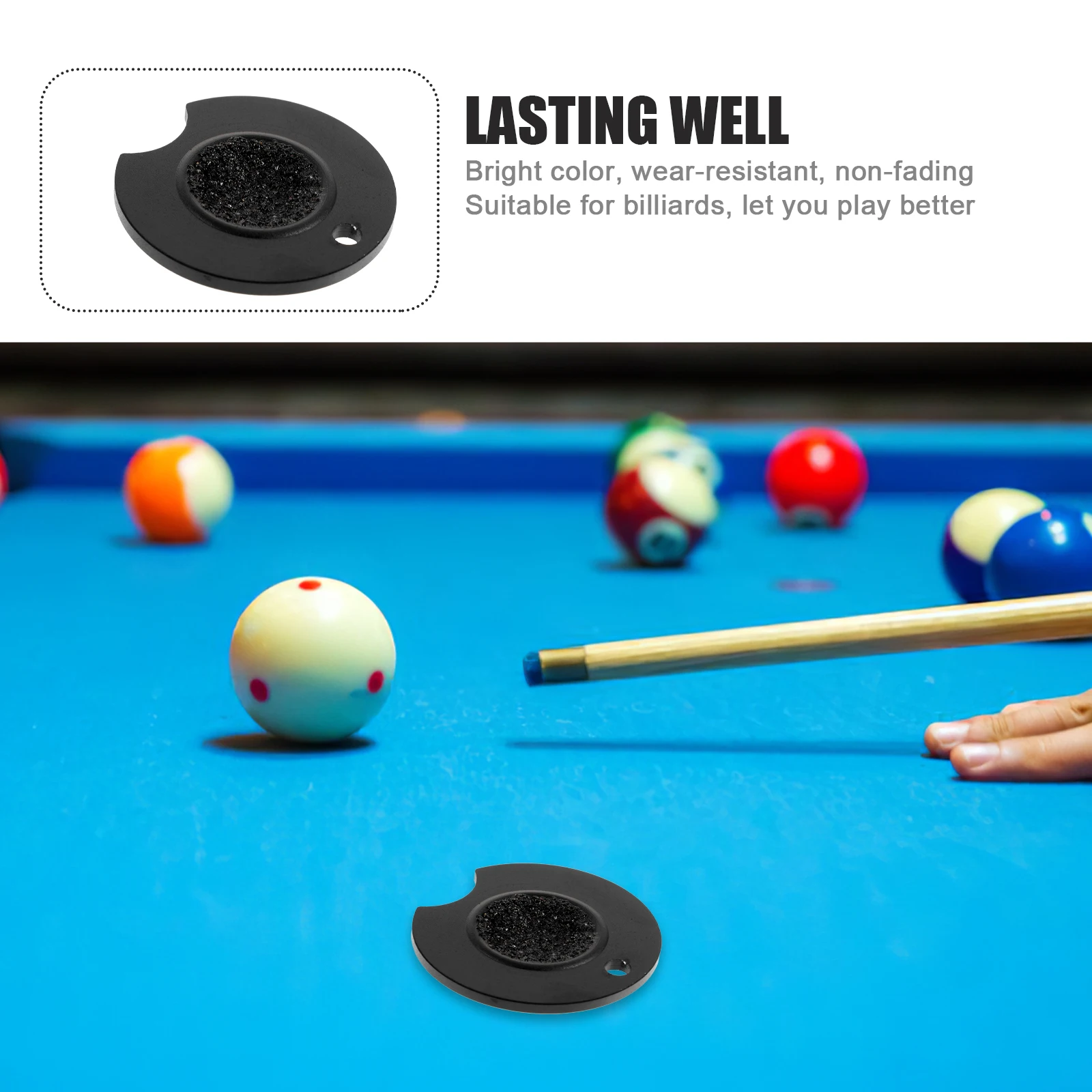 

1Pcs Fine Craft Aluminum Cue Tip Shaper Round Tool Billiard Accessory for Optimal Playing Experience