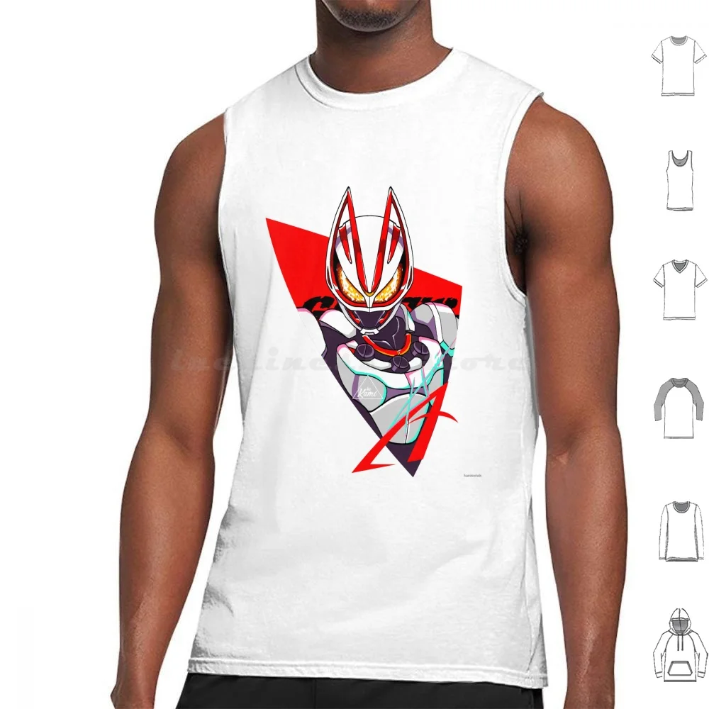 Geats Tank Tops Print Cotton Kamen Rider Geats Kamen Rider Geats Tokusatsu Masked Rider Kamen Rider