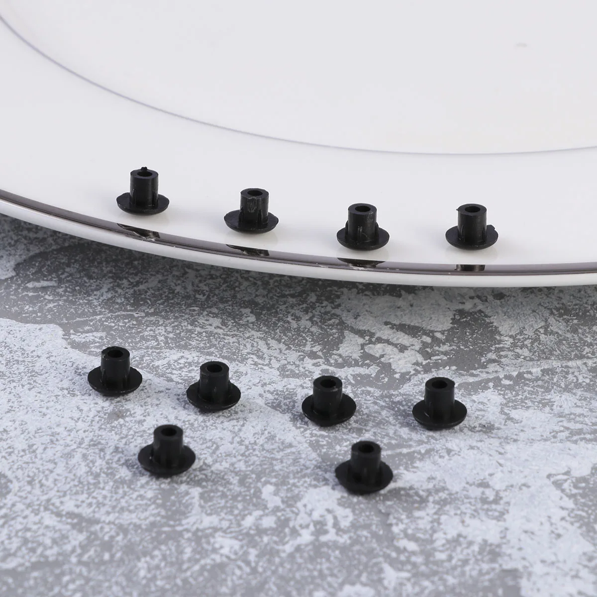 

100 pcs Screw Cover Decorative Furniture Kitchen Cabinet Hinges Window Bolt Door Plastic Easy Install No Tool Needed