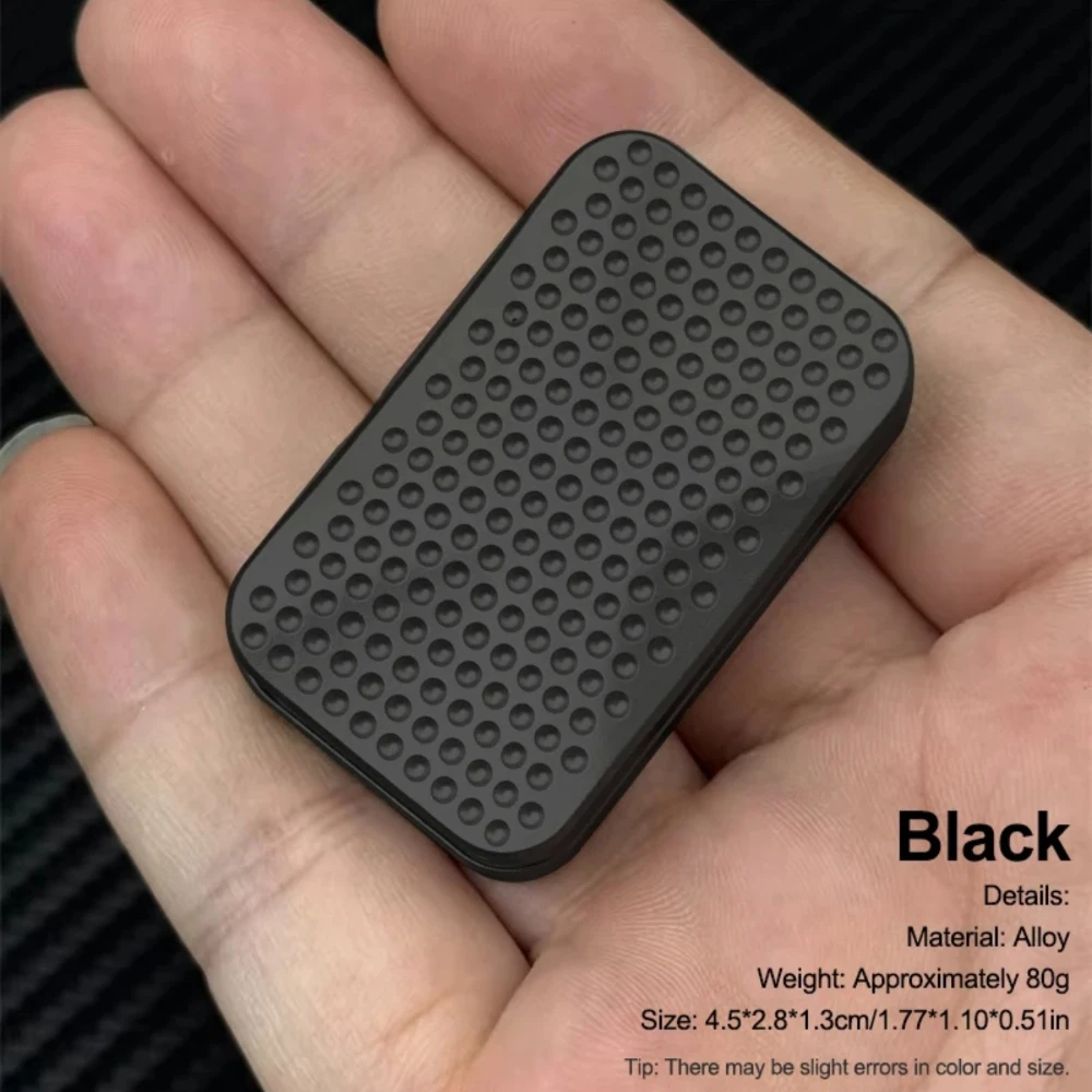1 EDC Fidget Slider Rotating Anti Pressure Metal Soap Sensory Toy Addah Focal Table Toy Soft Magnetic Slider