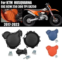 Motocross Clutch Protector Ignition Guard Water Pump Cover For KTM EXC XCW 250 300 TPI SX250 For Husqvarna TE TC 2017-2021