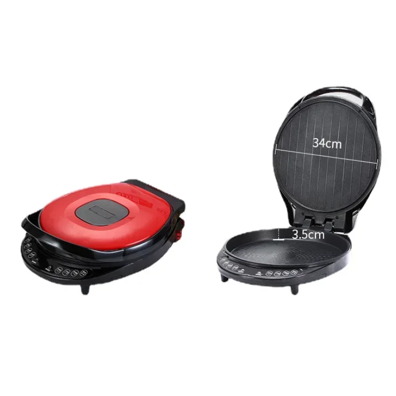 automatic temperature control electric cake pan multi-function suspended double-sided pancake frying machine