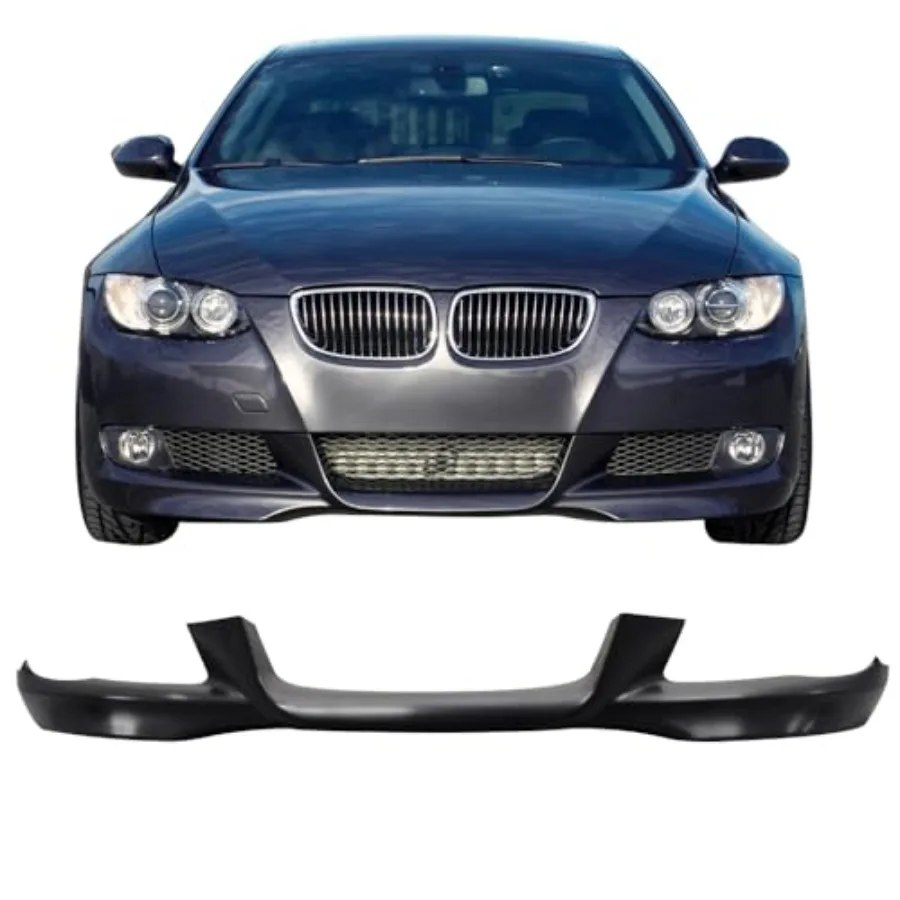 

, Front Bumper Lip Compatible with 2007-2010 BMW E92 E93 3-Series Coupe Convertible, M-Tech Style Unpainted PP Air Dam Chin Pro