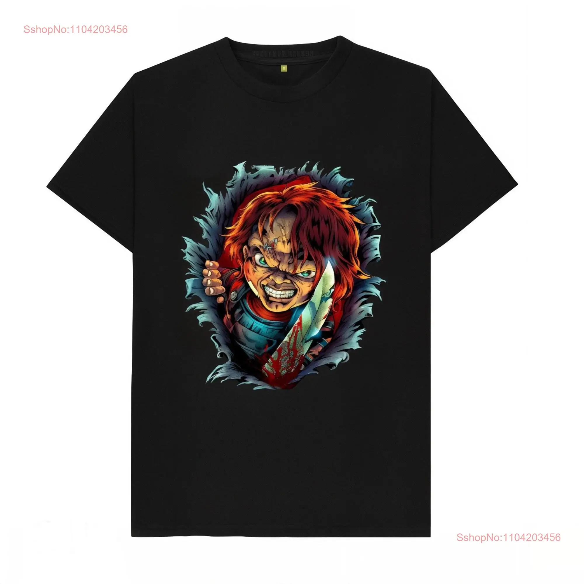 T Shirt of Horror Chucky long or short sleeves