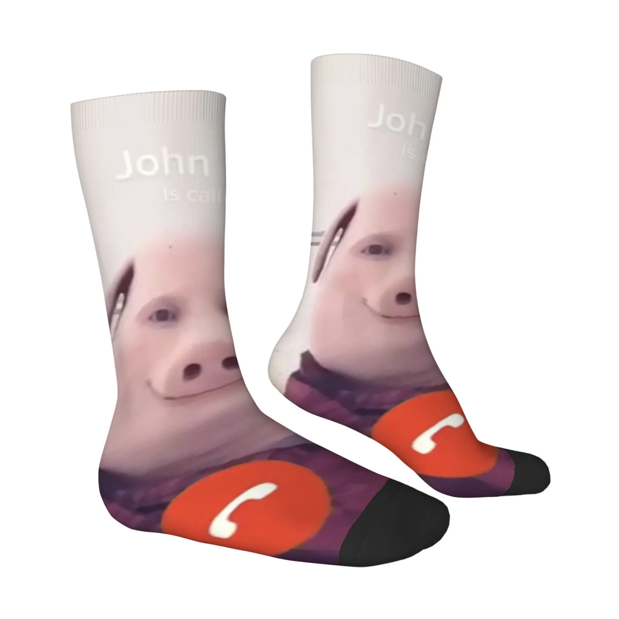 Niedliche John Pig Herrensocken, Persönliche Neuheit Lustige Socken, Atmungsaktive Hautfreundliche Weiche Rutschfeste Sportsocken, Verrückte Partygeschenke – Detail 12