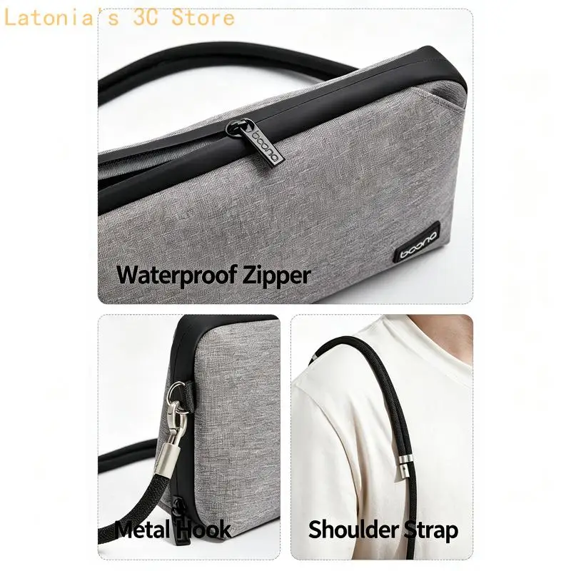 Camera Carrying Case for Pocket 3 and Pocket 4 with Separate Accessory Storage and a Padded Interior for Organized Gear X3UB