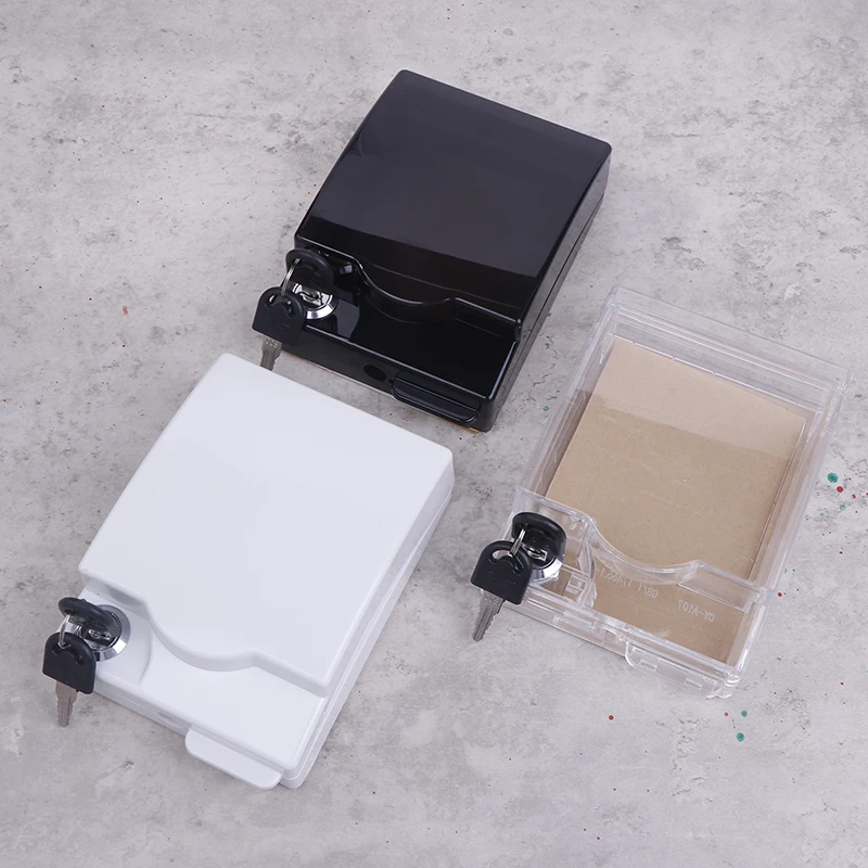 1Pcs 86 Type Lockable Socket Waterproof Dustproof Box Outdoor Splash-proof Switch Socket Anti-shock Protection Cover