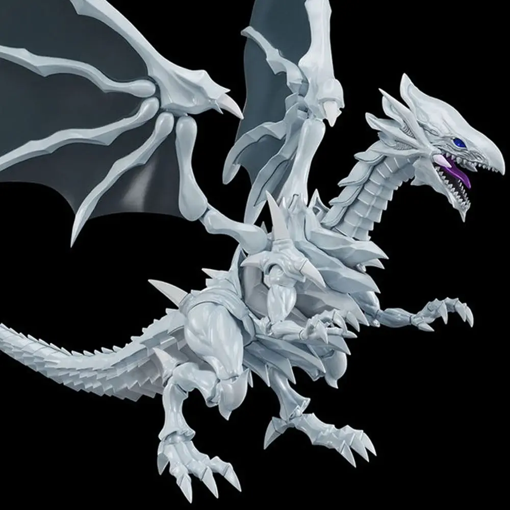 

Фигурка Yugioh, голубые глаза, белый дракон, сборная модель, фигурка Yu-Gi-Oh Arrogant Dragon, аниме, строительный комплект, экшн-фигурки, детские игрушки