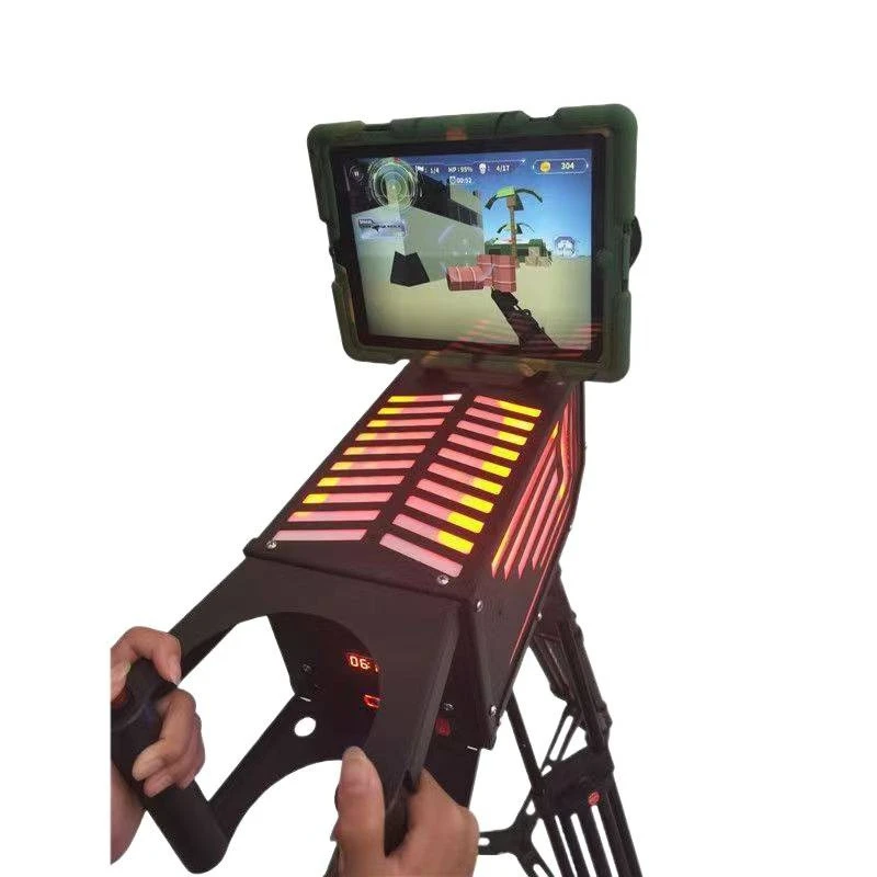 Body feeling fun shooting game Night market square Internet celebrity stall game